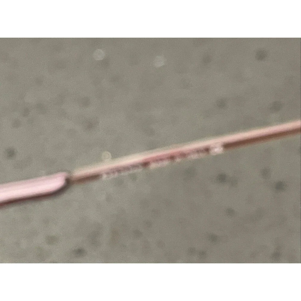 Genny Italy 748-B 5371 53-18-135 Pink Metal Half Rim Eyeglasses Frames ONLY